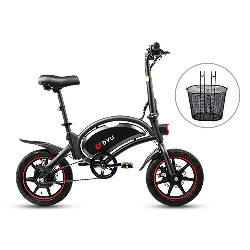 DYU D3F Folding E-bike 250W 30-37km/h City Bike with 36v 10Ah Battery Electric Bike