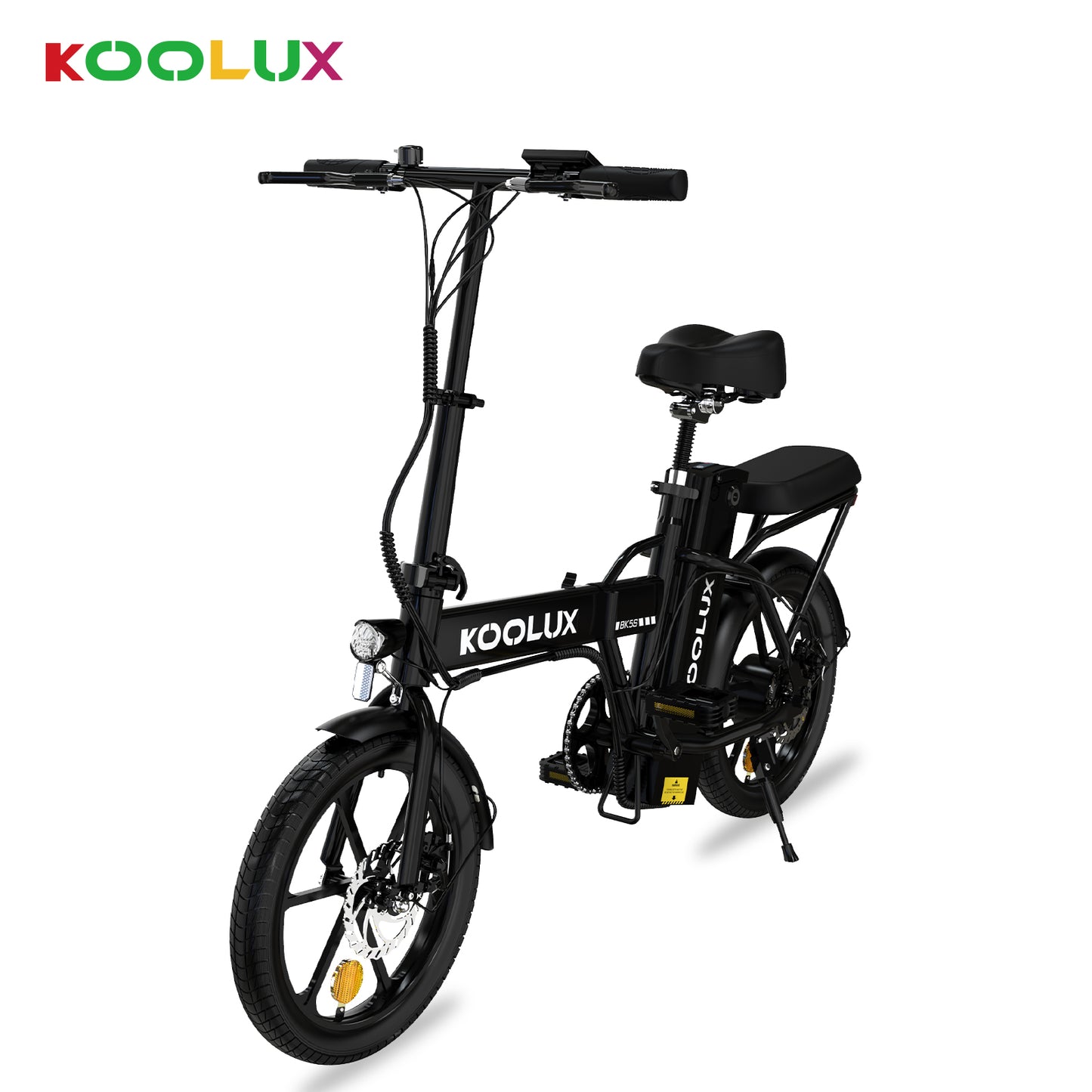 KOOLUX BK5 Foldable E-bike 16 Inches 250W Motor Black