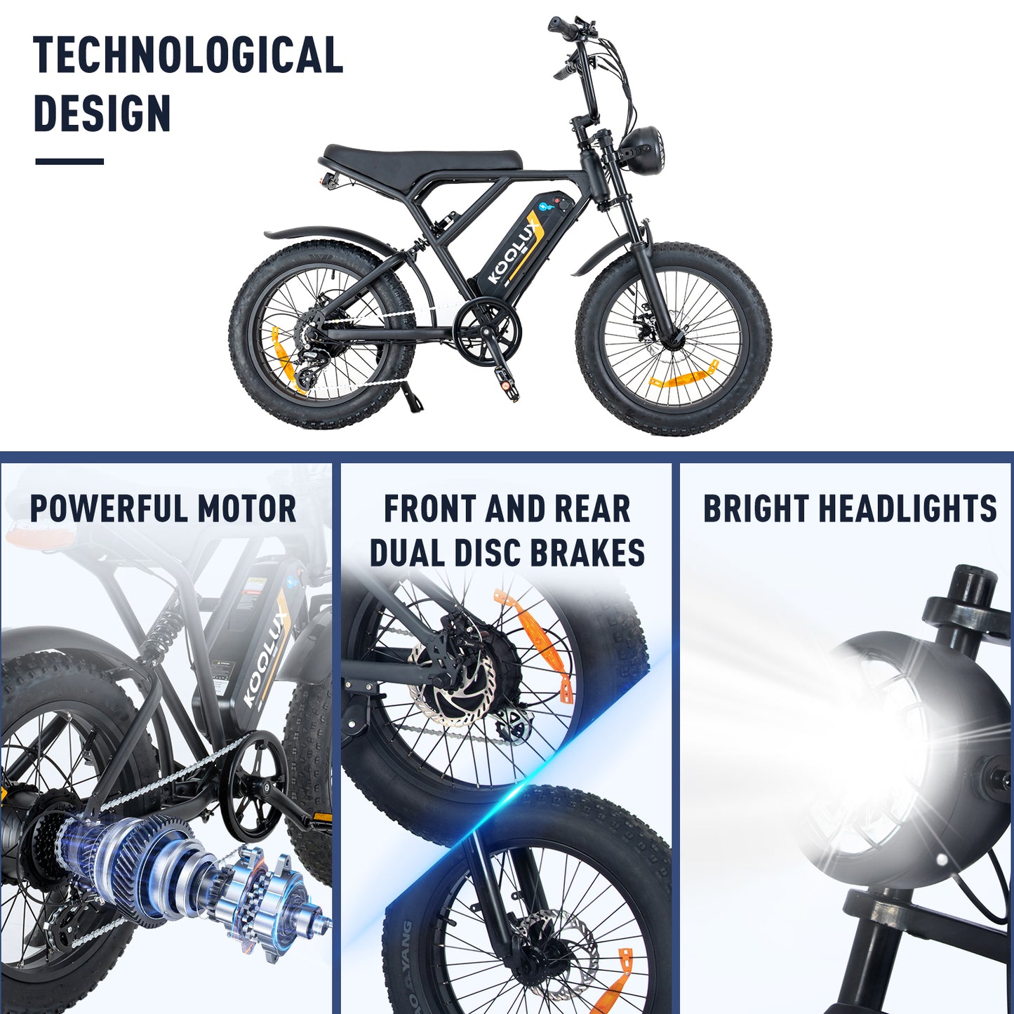 KOOLUX BK29 Fat Tyres Electric Bike