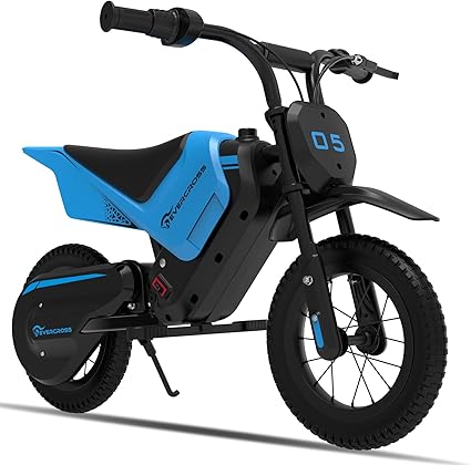 EVERCROSS EV05M Electric Motorcycle for Kids, 150W Kids Ride On Motorcycle, 8/16 km/h Speed Modes & 10 km Long-Range Electric Motorcycle, 12'' Moto Cross for Kids Aged 3-12 Years