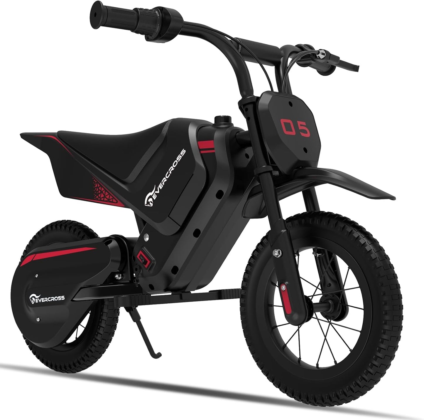 EVERCROSS EV05M Electric Motorcycle for Kids, 150W Kids Ride On Motorcycle, 8/16 km/h Speed Modes & 10 km Long-Range Electric Motorcycle, 12'' Moto Cross for Kids Aged 3-12 Years