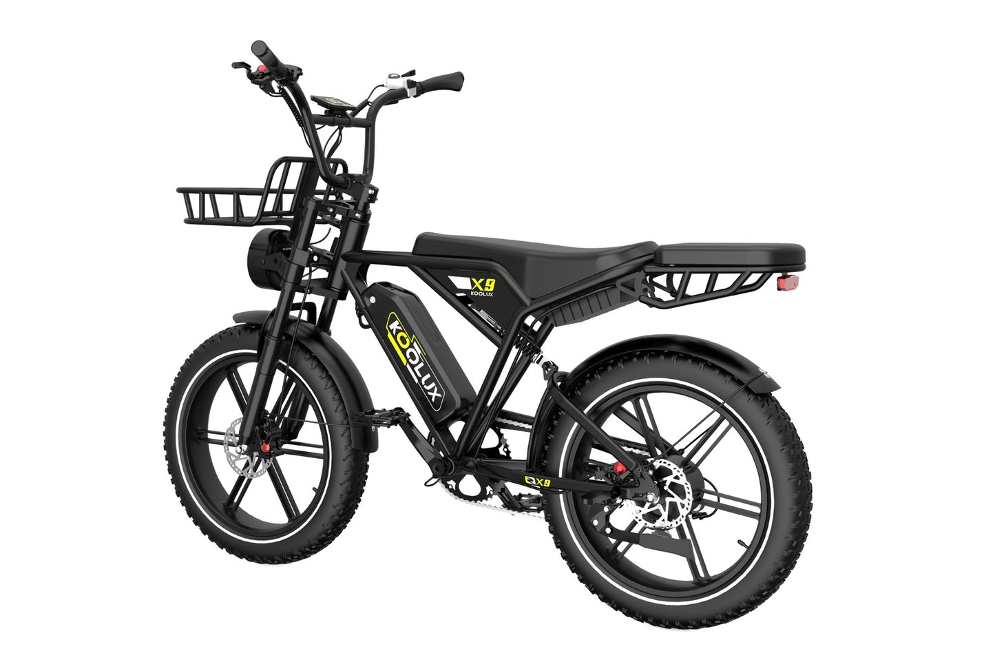 2025 E-bike 750W Front Rack Extra Back Seat X9 48v 80km Range 50km Speed Double Suspension 1yr Warranty