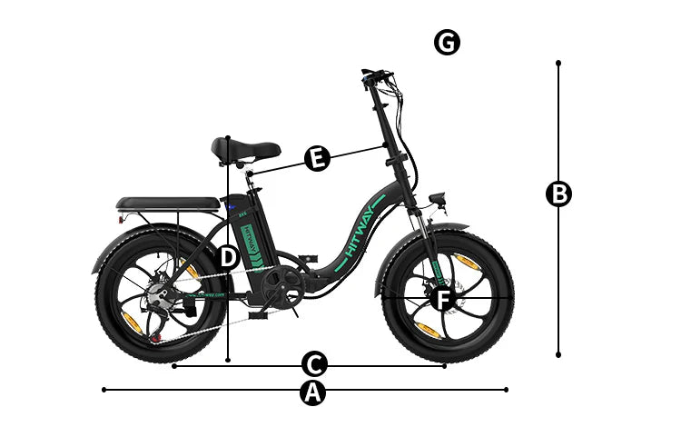 KOOLUX BK6S Fat Tyre Foldable Electric Bike 2024 Model