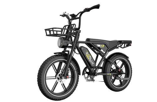 2025 E-bike 750W Front Rack Extra Back Seat X9 48v 80km Range 50km Speed Double Suspension 1yr Warranty