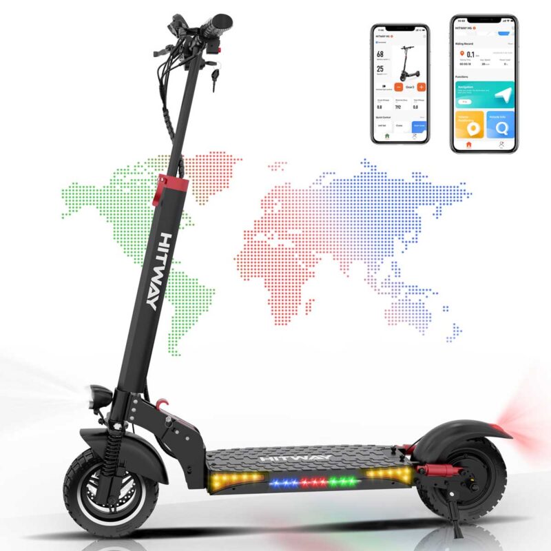 Hitway H5 PRO Electric Scooter Max Speed of 45KMH 800W Motor