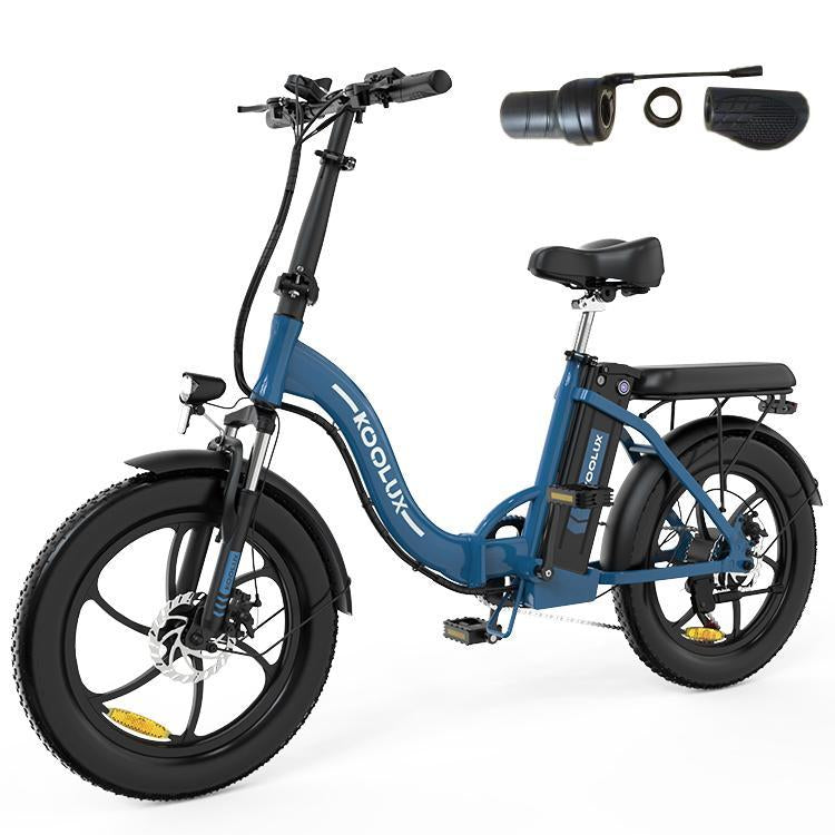 KOOLUX BK6 Foldable Electric-Bike,Throtlle Included