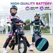 RCB R9X Electric Motocross Dirt Bike, Ride on Toy Motorcycle for Kids and Teens